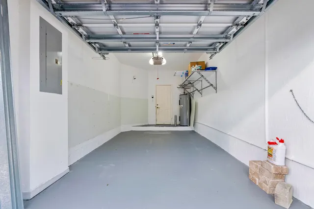 a view of a house with a garage