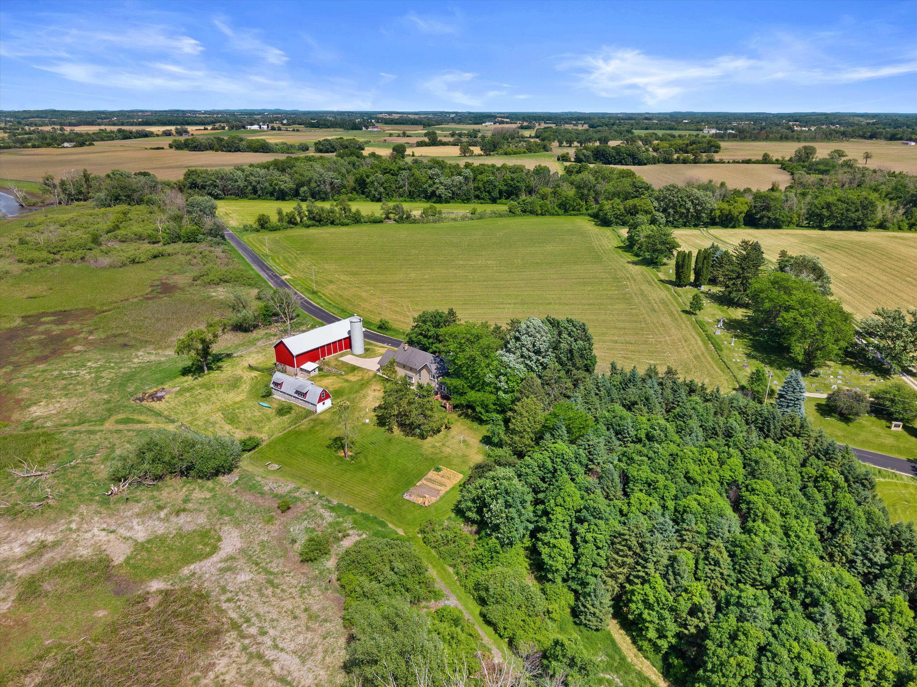 N9523 North River Road Ixonia, WI 53036 - Photo 52 of 55 Aerial