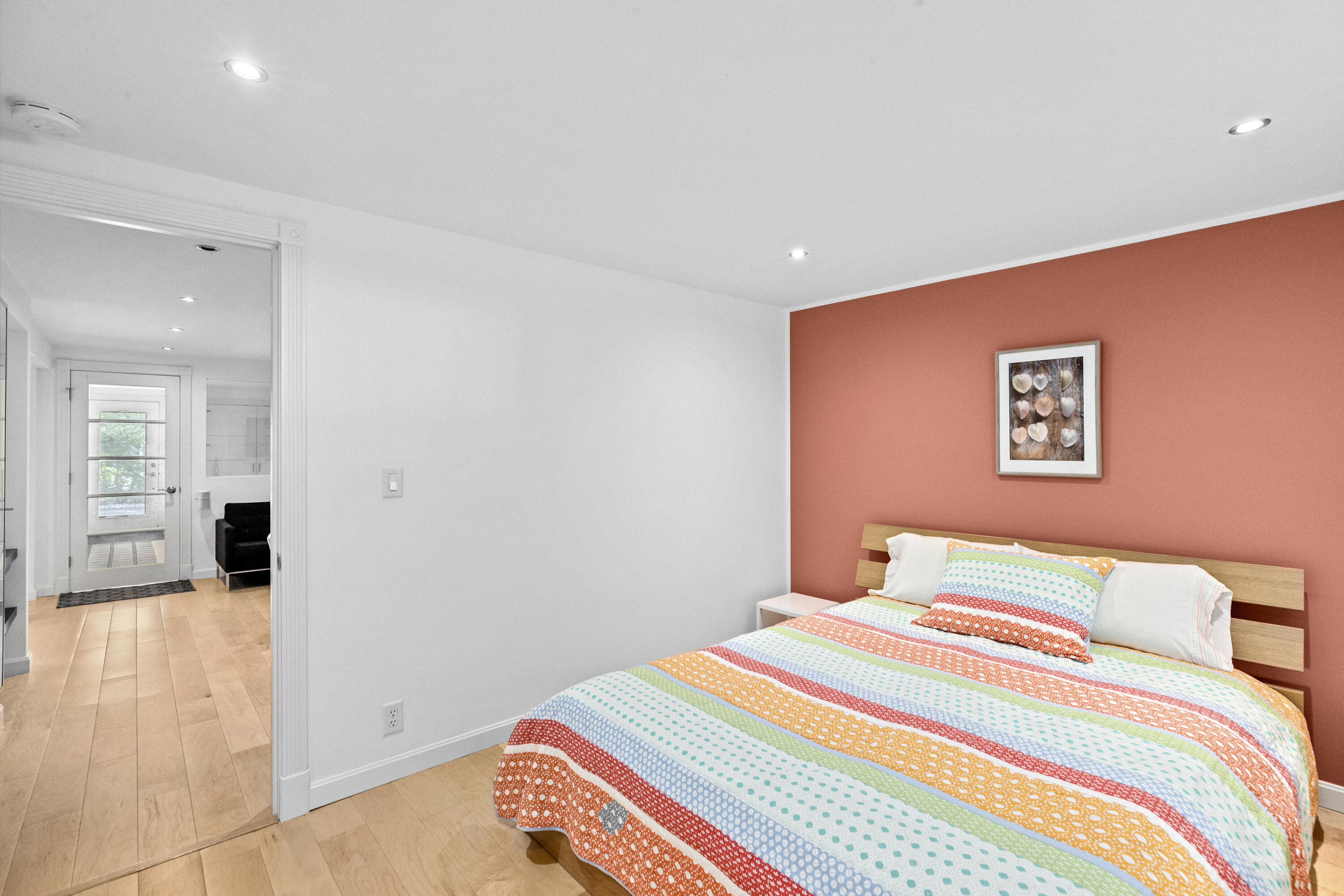 119 Cottonwood Road Harwich, MA 02645 - Photo 14 of 30 a bedroom with a bed and a view of bathroom