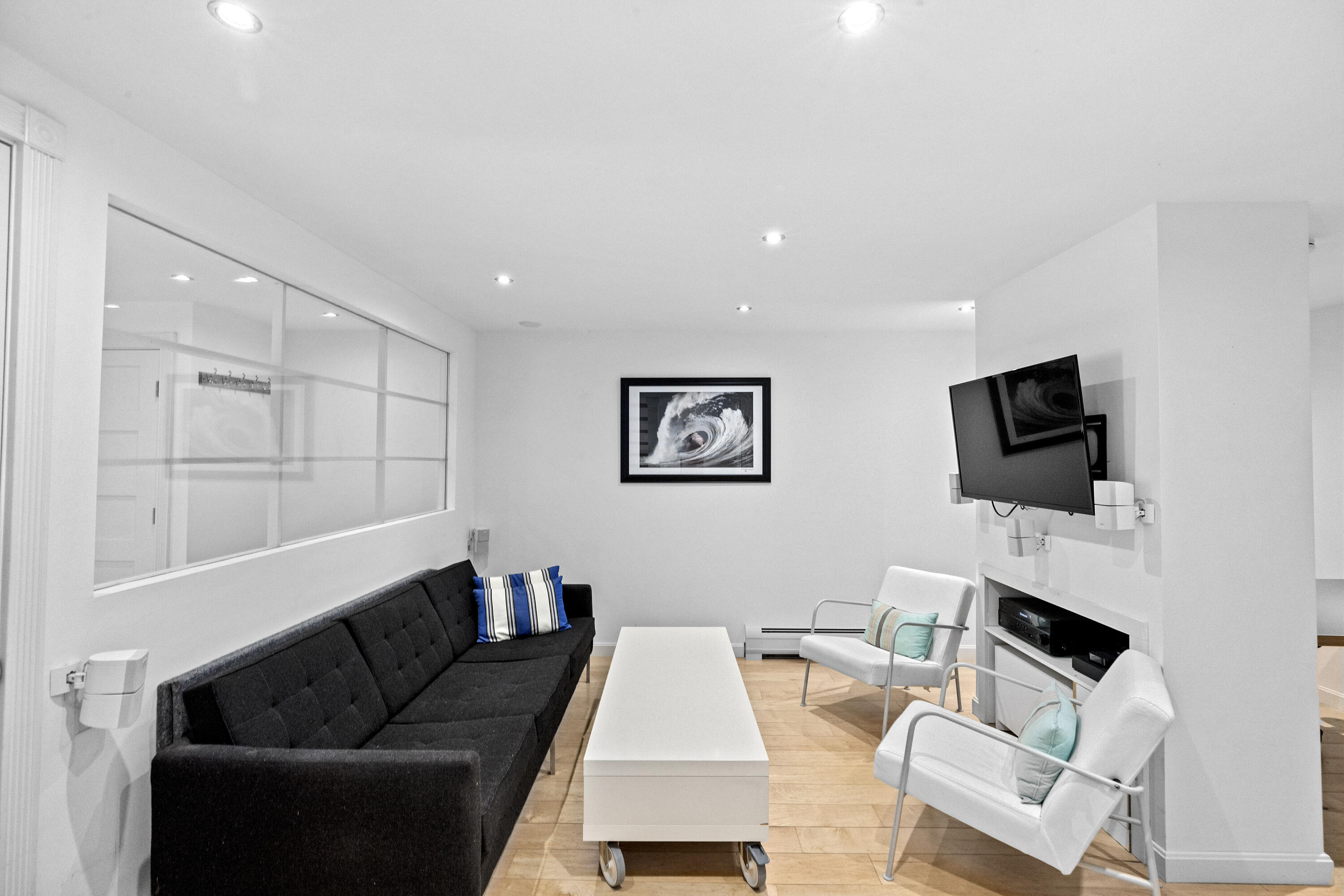119 Cottonwood Road Harwich, MA 02645 - Photo 16 of 30 a living room with furniture and a flat screen tv