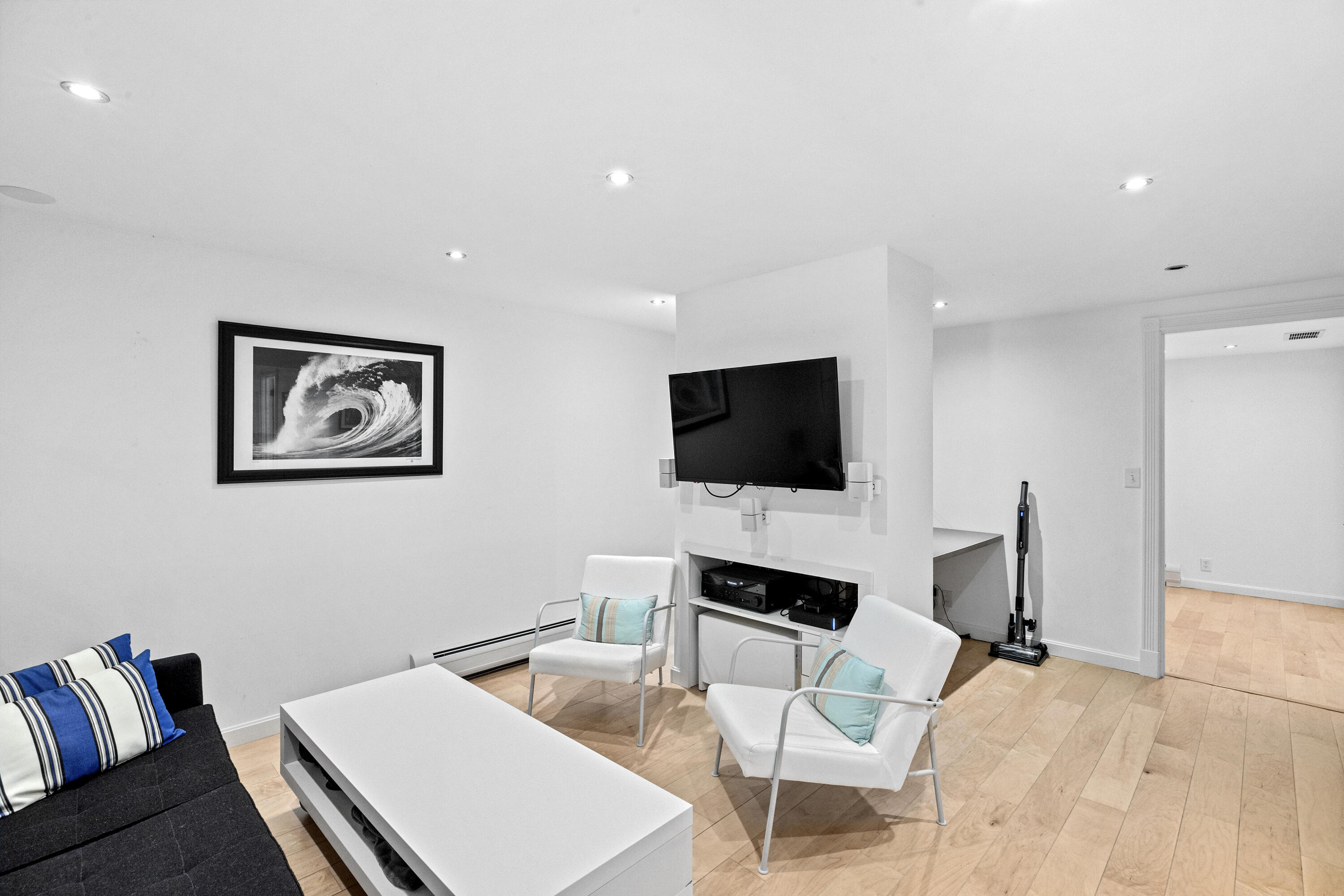 119 Cottonwood Road Harwich, MA 02645 - Photo 19 of 30 a living room with furniture and a flat screen tv