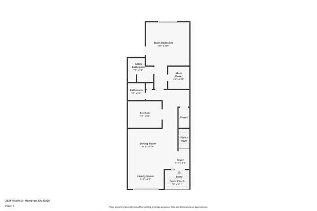 $195,000 | 2324 Nicole Drive, Hampton, GA 30228