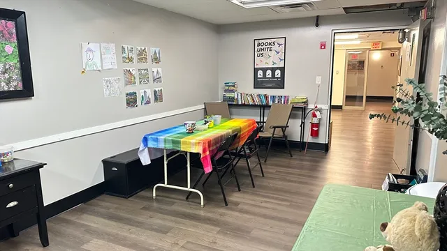 a view of room with hallway