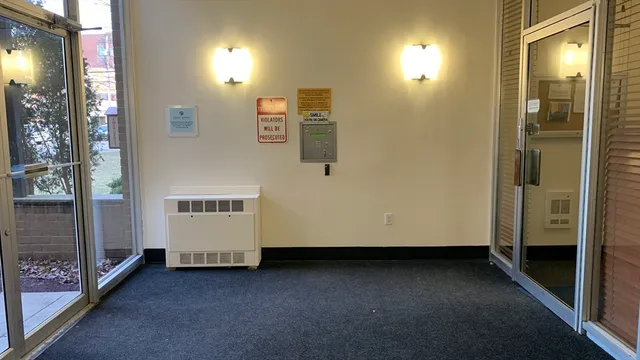 a front view of a house with a sink