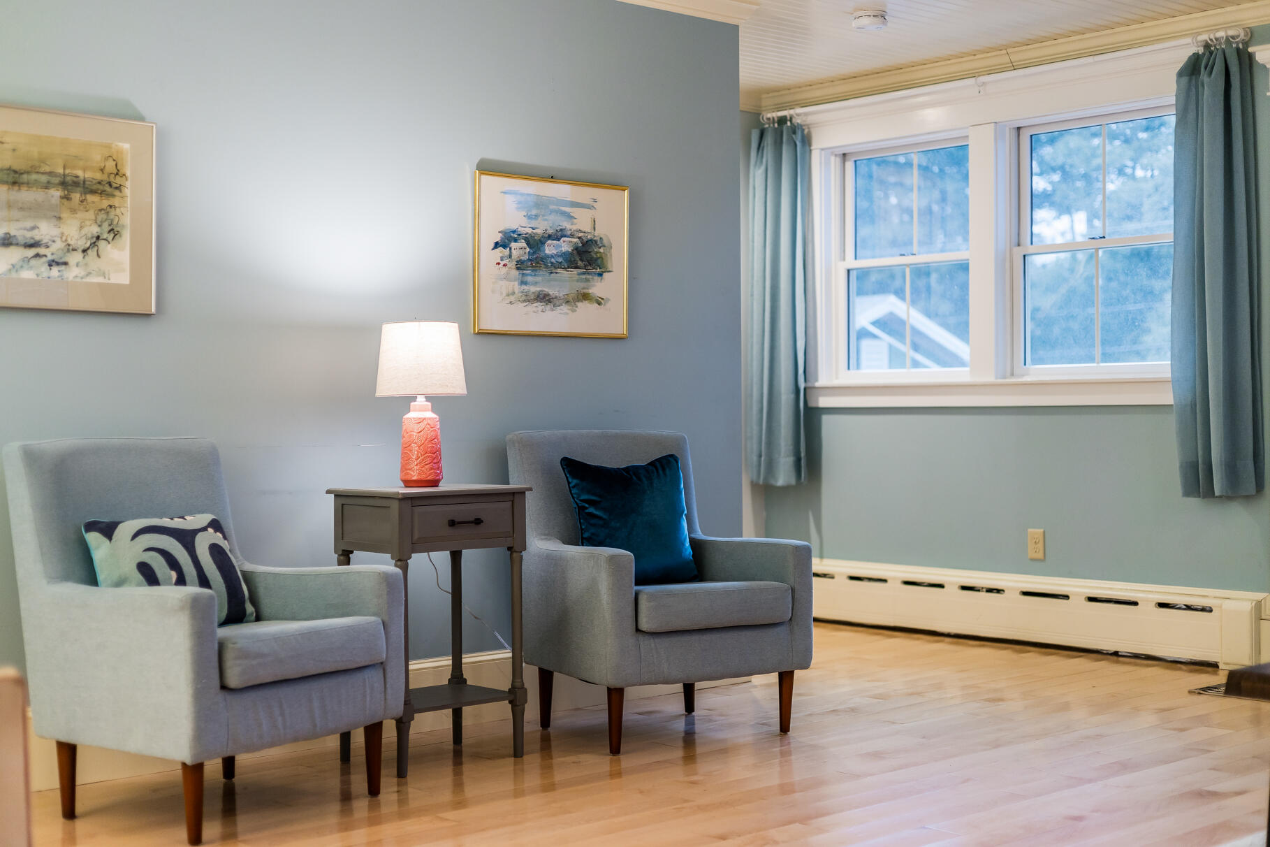 117 Gardiner Road Woods Hole, MA 02543 - Photo 6 of 81 a view of a livingroom with furniture and a potted plant