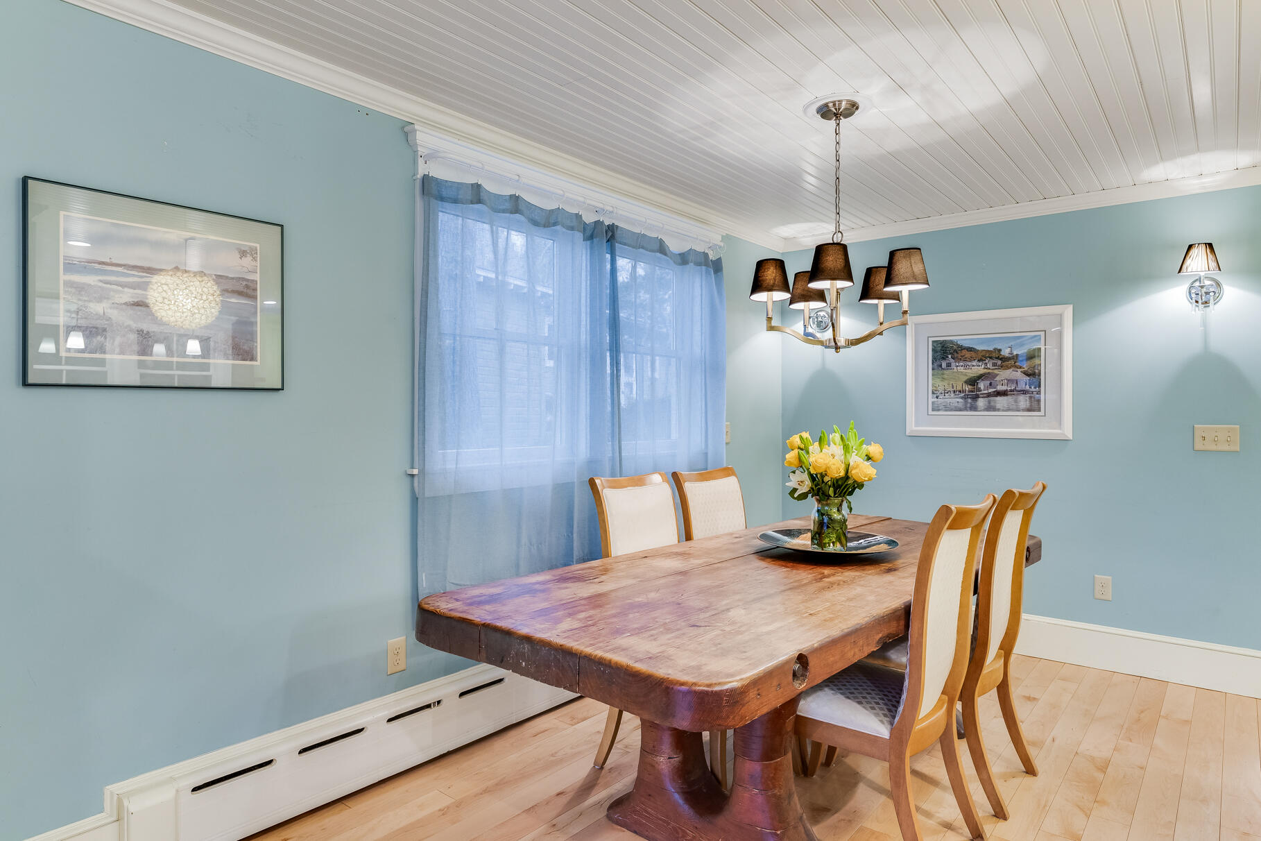 117 Gardiner Road Woods Hole, MA 02543 - Photo 74 of 81 a view of a dining room with furniture and wooden floor