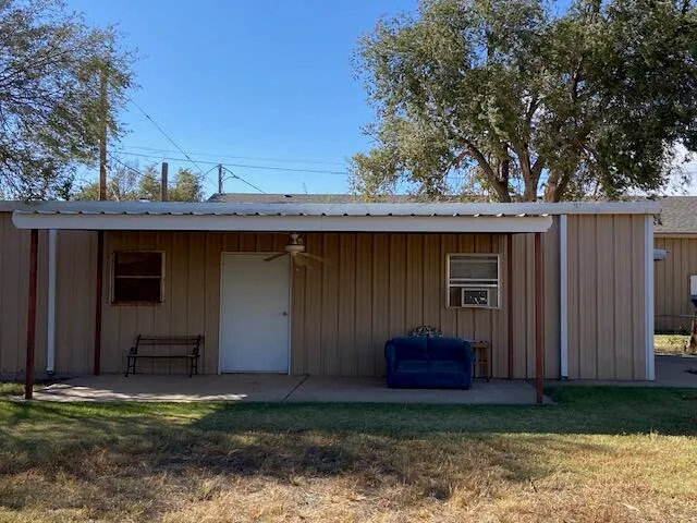 a backyard of a house