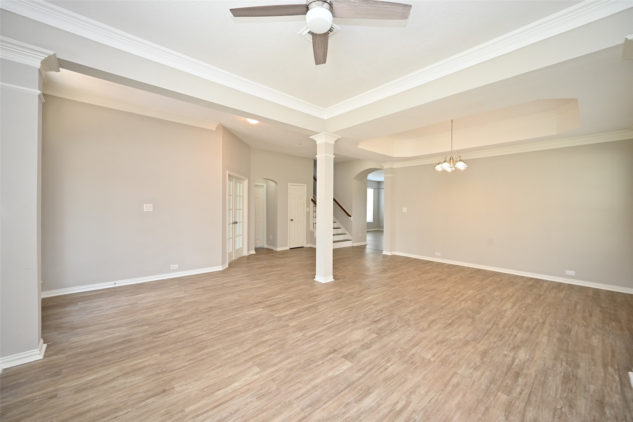 1502 Beaconshire Houston, TX 77077 - Photo 5 of 29 a view of a livingroom with wooden floor