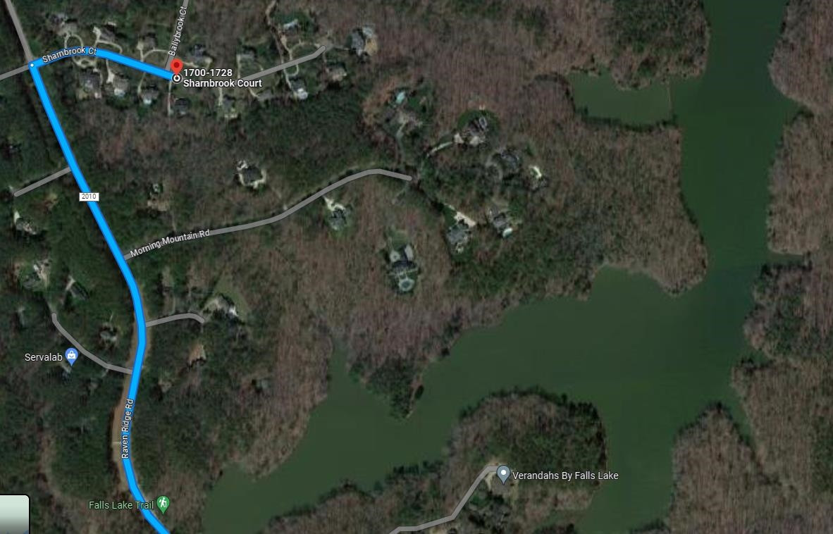 1700 Sharnbrook Court Raleigh, NC 27614 - Photo 85 of 85 See How Close to Falls Lake!