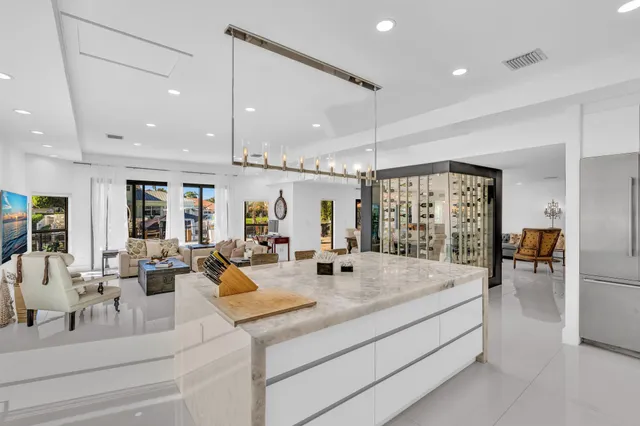 a work room with furniture and a window