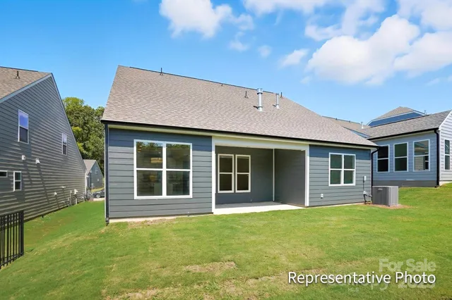 a view of a house with garden