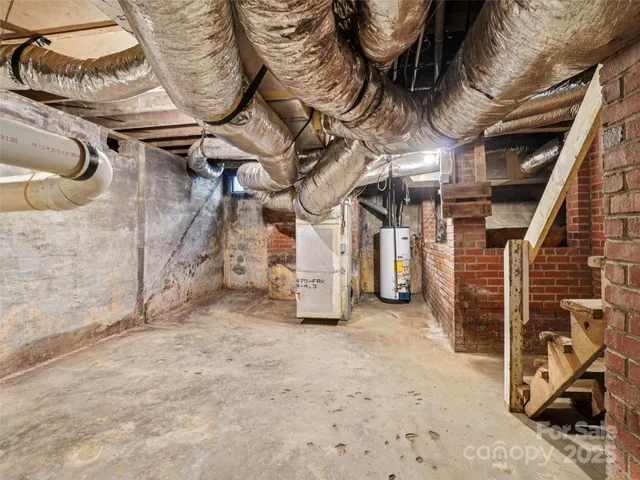 a view of a storage room