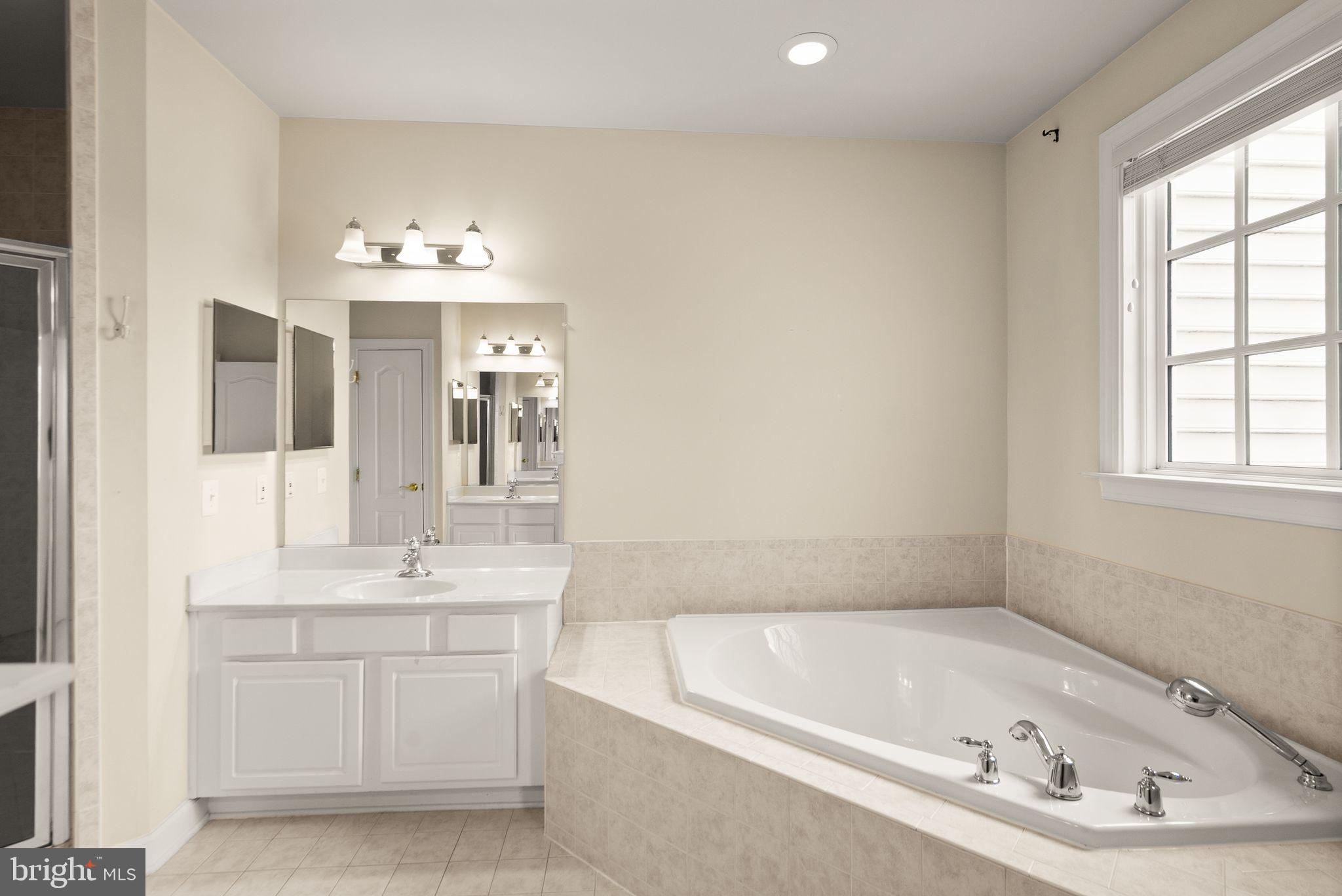 11821 Whitworth Cannon Lane Bristow, VA 20136 - Photo 42 of 70 a bathroom with a bathtub a sink and a window