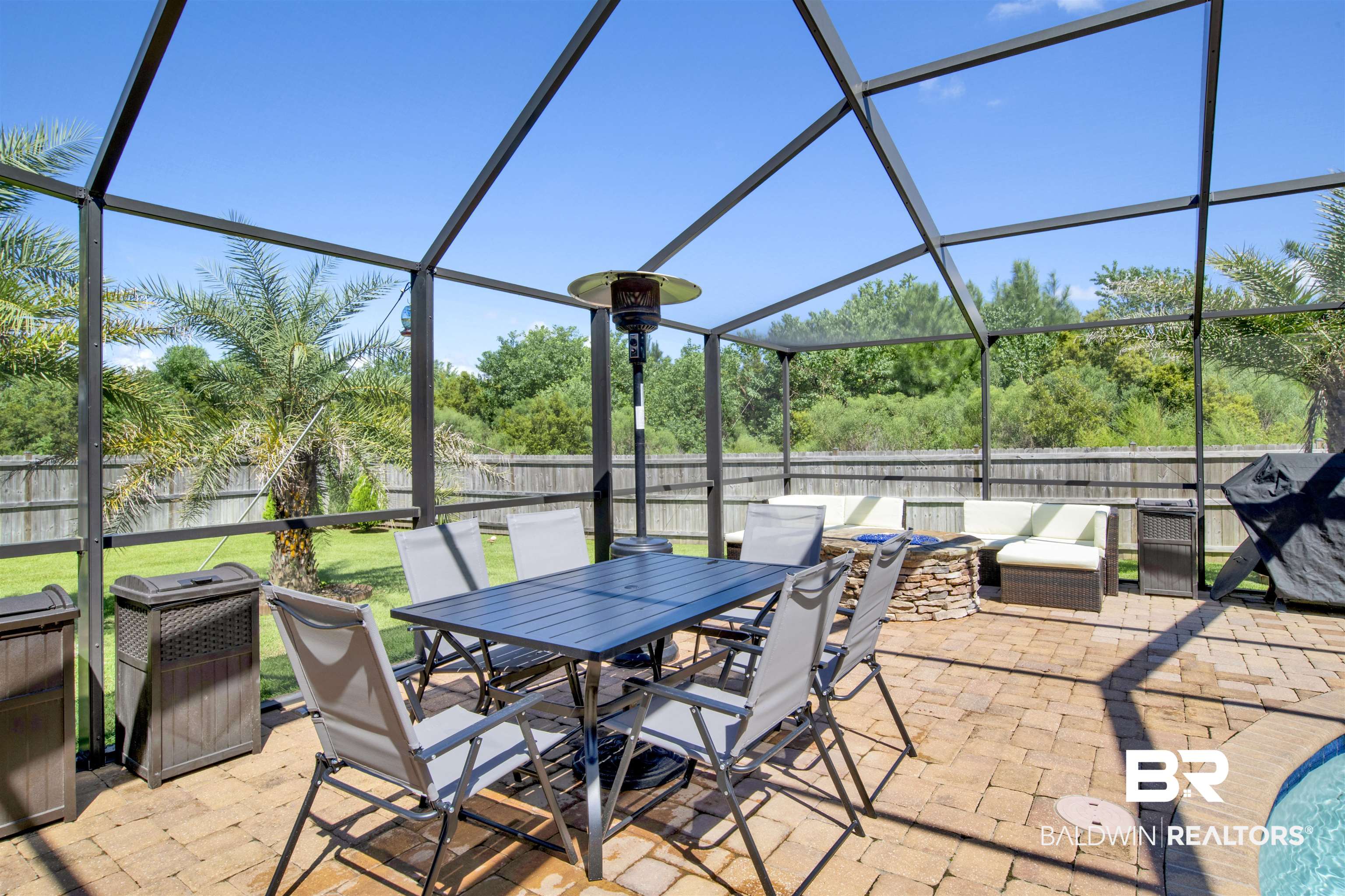 4196 Inverness Circle Gulf Shores, AL 36542 - Photo 38 of 43 View of patio featuring a lanai