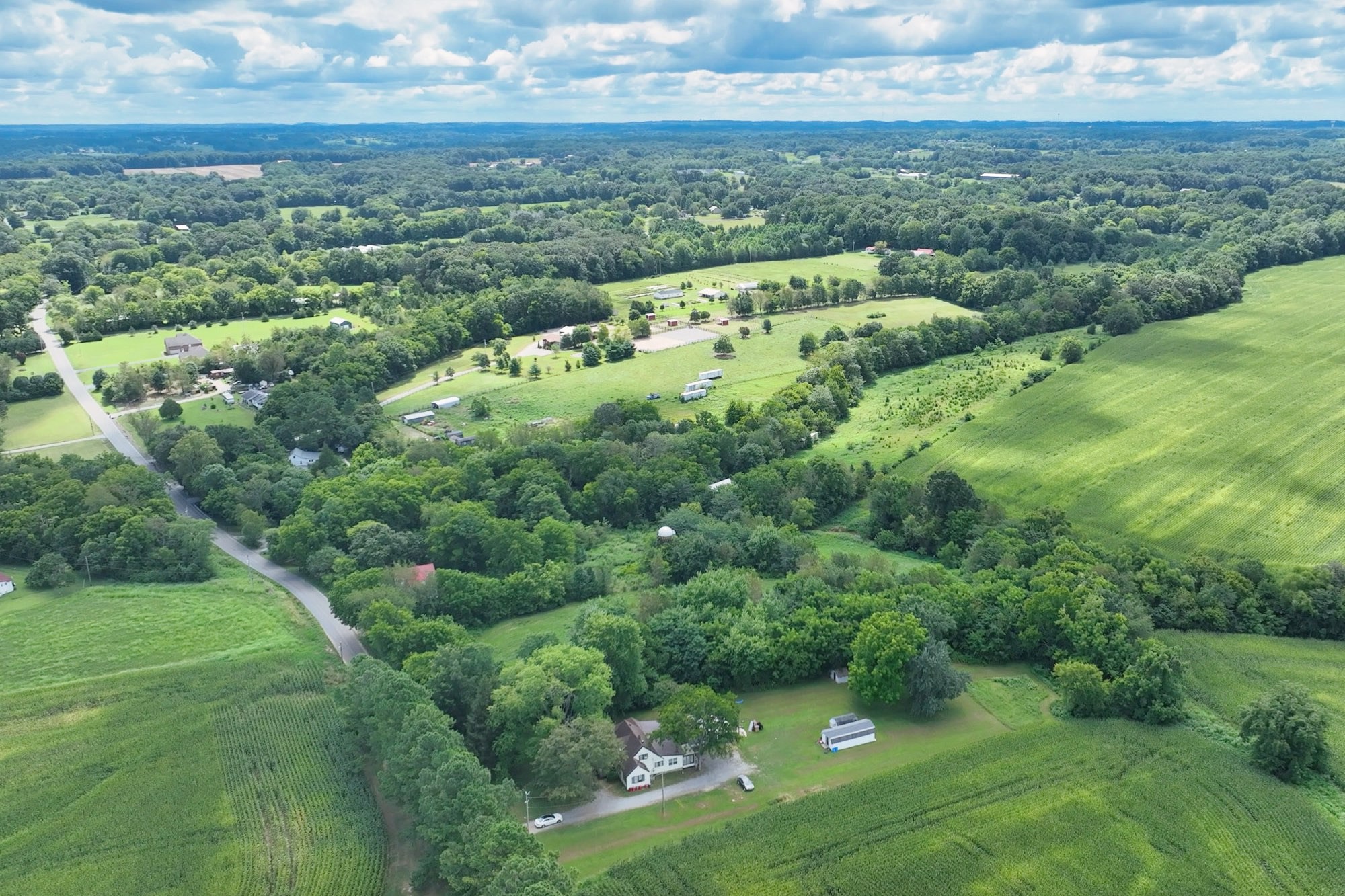 686 Clearview Road Cottontown, TN 37048 - Photo 10 of 22 a view of a city with lush green forest