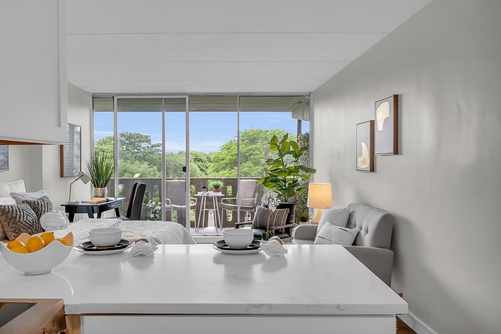 200 Swanton Street, Unit 502 Winchester, MA 01890 - Photo 6 of 24 a living room with furniture and a potted plant