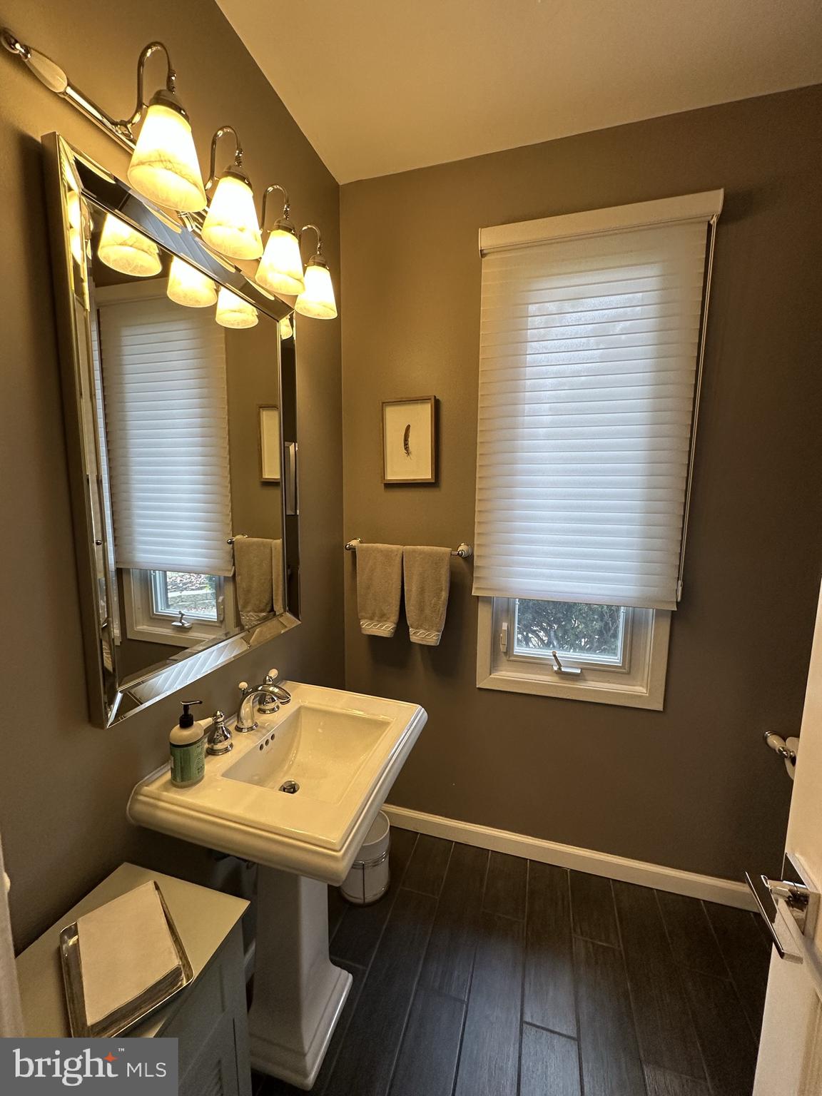 2269 Pine Road Huntingdon Valley, PA 19006 - Photo 17 of 61 a bathroom with a sink a mirror and a toilet