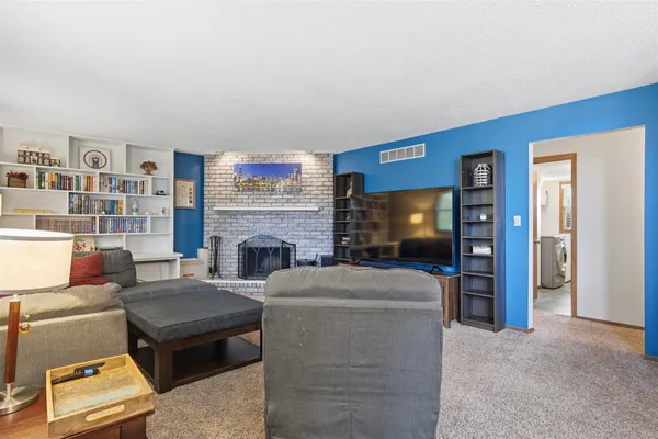 a room with a washer and dryer