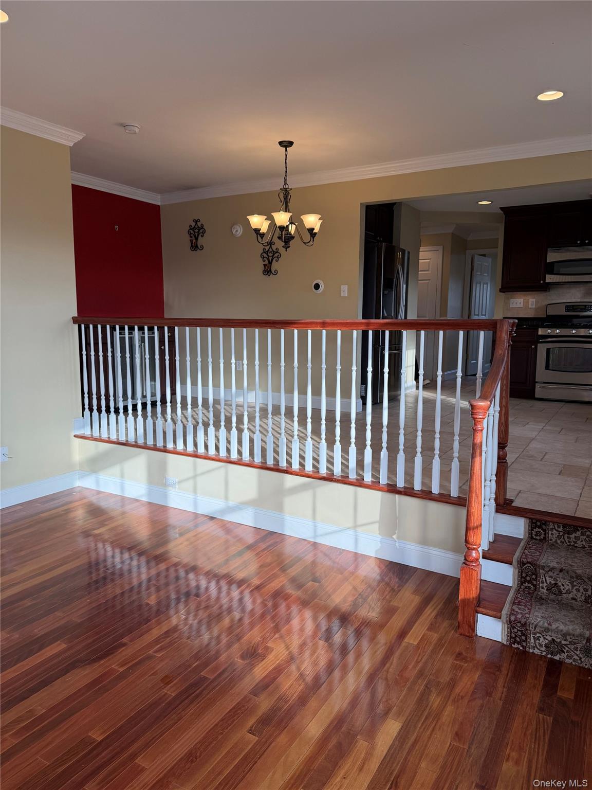 72 North Fordham Road Hicksville, NY 11801 - Photo 10 of 27 a view of a livingroom with wooden floor