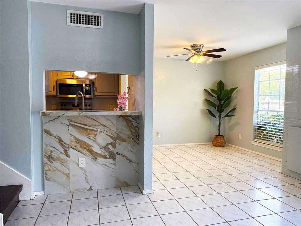 a view of a living room