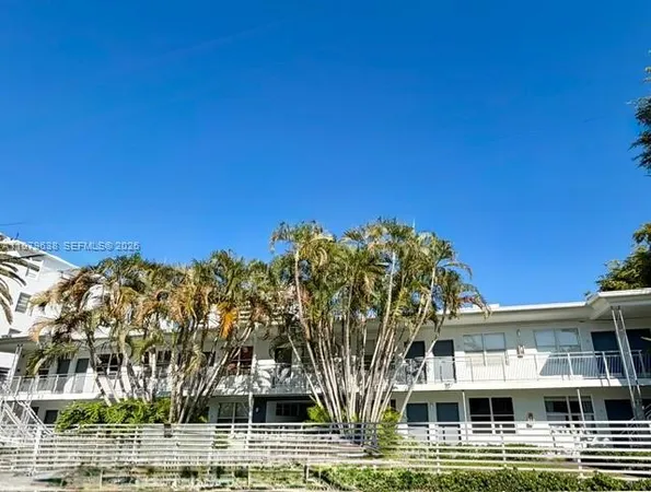 a front view of a multi story building