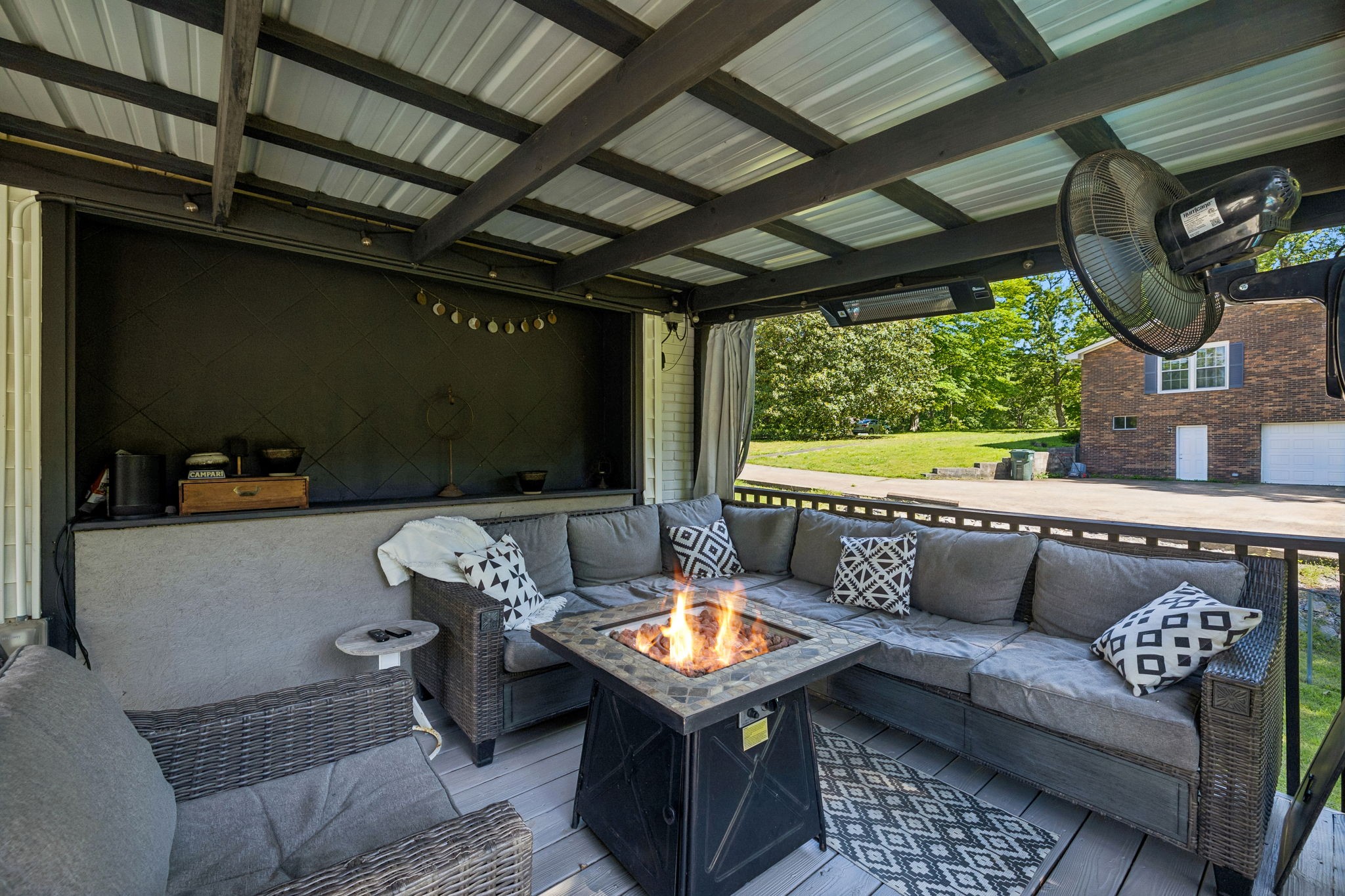 518 Ridgemont Drive Dickson, TN 37055 - Photo 4 of 67 a outdoor living space with furniture and a fireplace