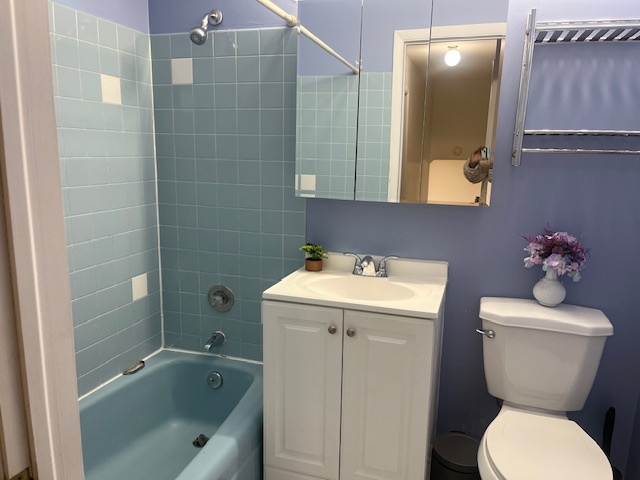 3045 Central Road Glenview, IL 60025 - Photo 12 of 15 a bathroom with a sink toilet and shower