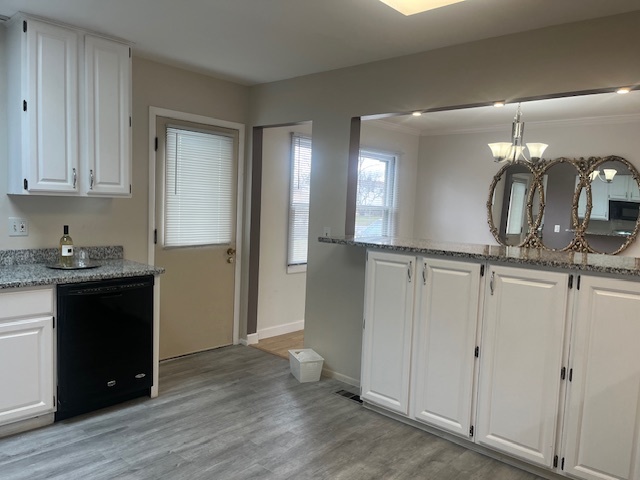 3045 Central Road Glenview, IL 60025 - Photo 3 of 15 a kitchen with granite countertop a refrigerator and a sink