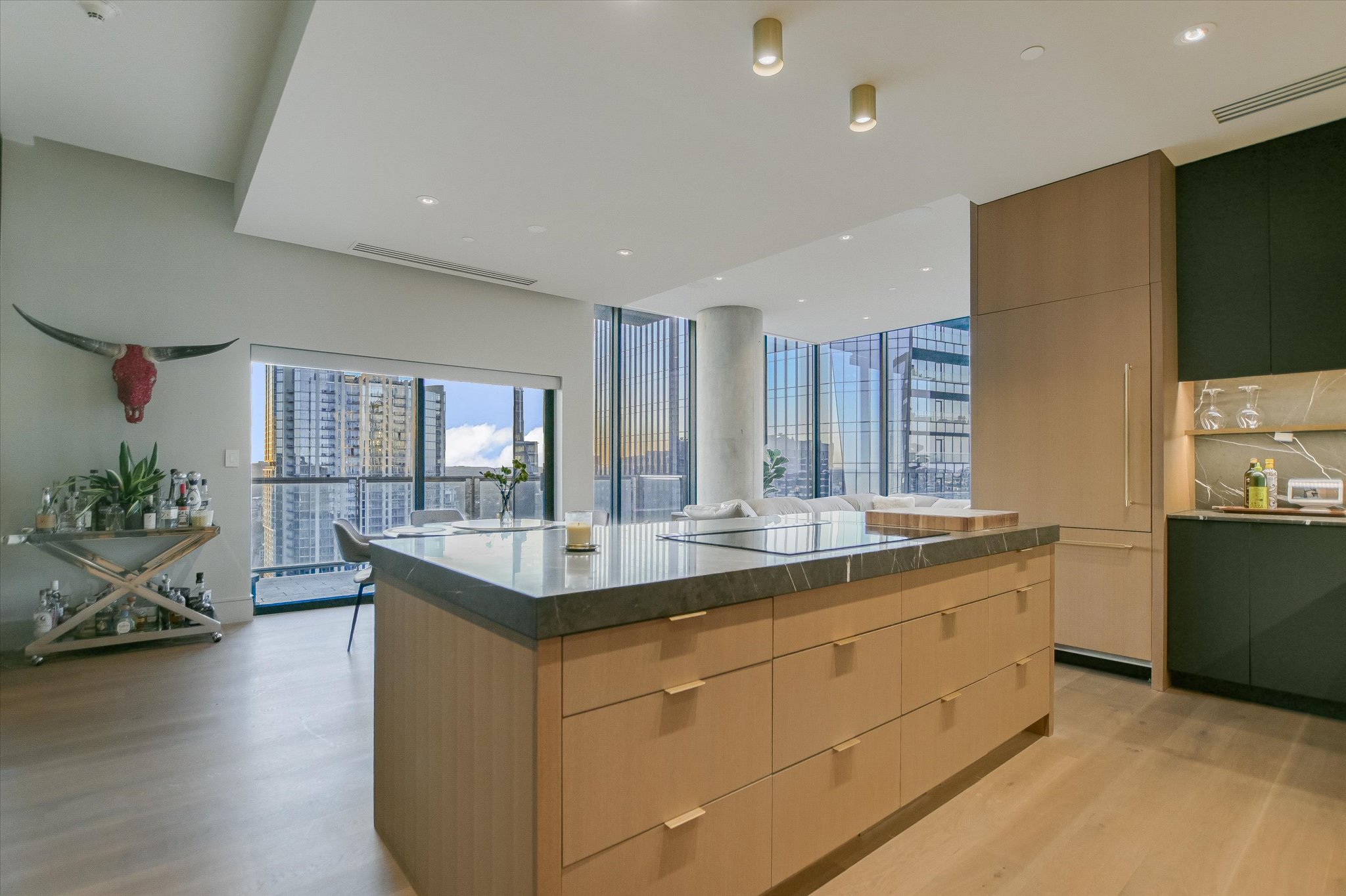 210 Lavaca Street, Unit 3108 Austin, TX 78701 - Photo 15 of 34 a kitchen with sink and cabinets