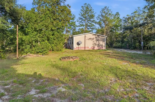 a house view with a outdoor space