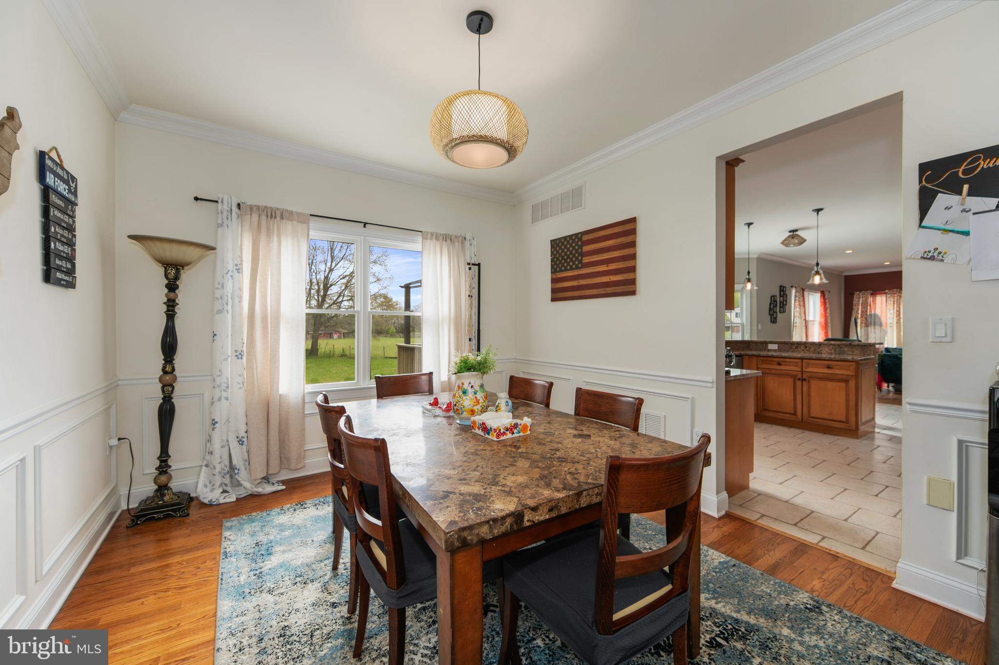 173 West Pleasant Grove Road Jackson, NJ 08527 - Photo 11 of 47 a view of a dining room with furniture window and wooden floor
