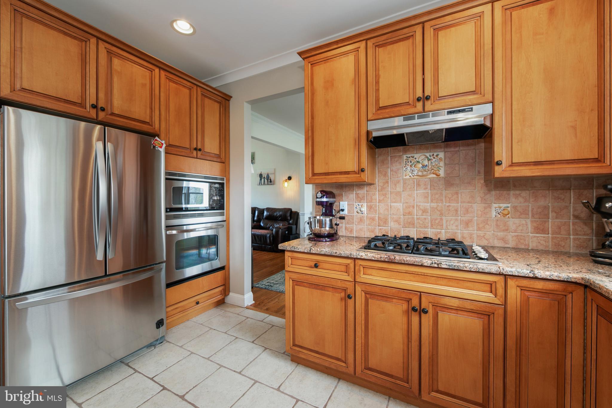 173 West Pleasant Grove Road Jackson, NJ 08527 - Photo 14 of 47 a kitchen with stainless steel appliances granite countertop a refrigerator a sink and white cabinets