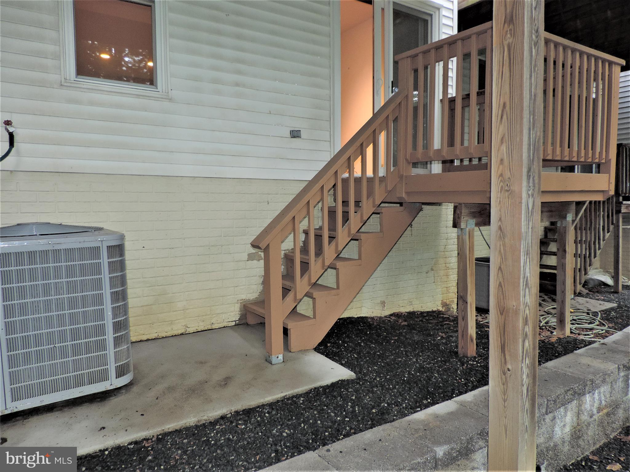 1111 Ingate Road, Unit 1111 Halethorpe, MD 21227 - Photo 30 of 36 Lower Level Deck Stairs