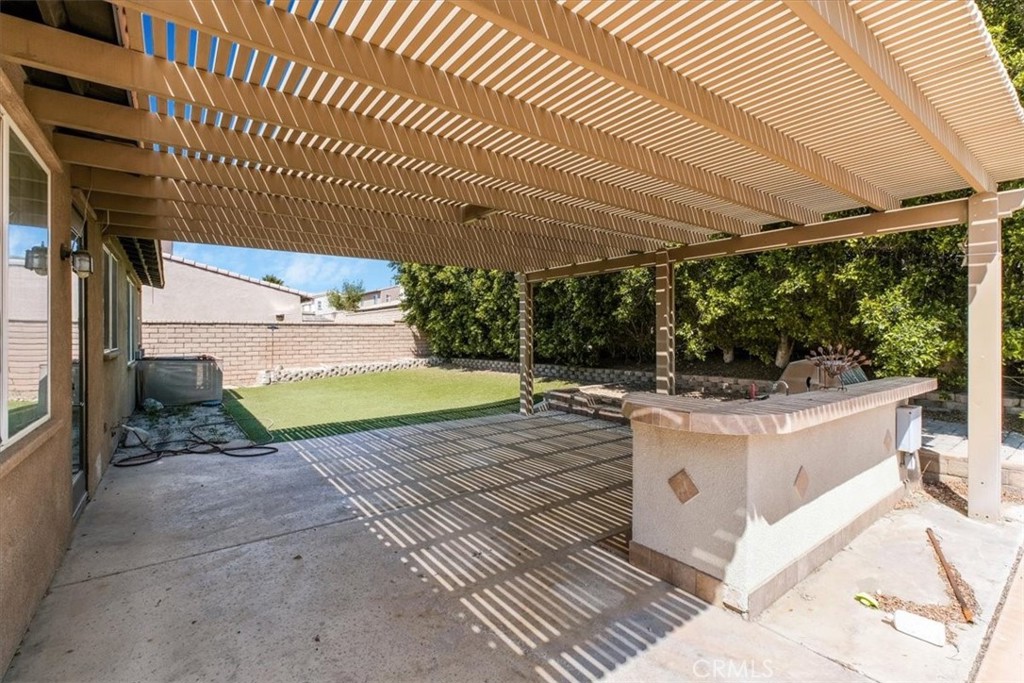 40530 Amador Drive Indio, CA 92203 - Photo 51 of 59 a view of a backyard with a garden