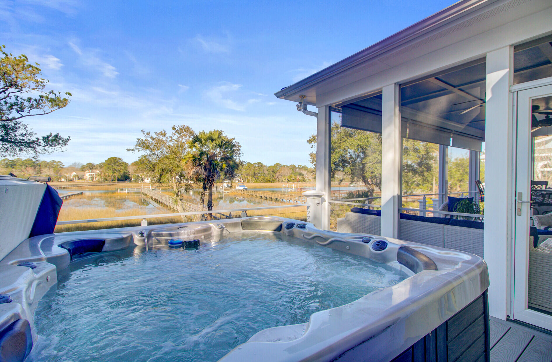 1888 North James Gregarie Road Mount Pleasant, SC 29466 - Photo 22 of 81 Enjoy a dip in the Hot Tub!