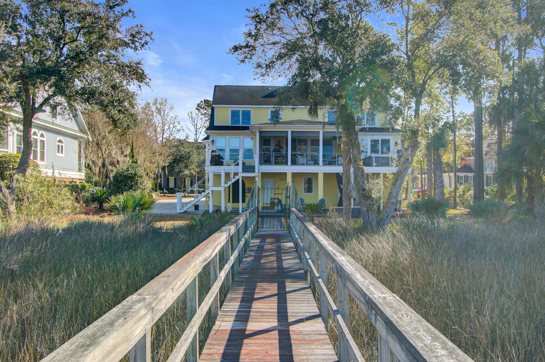 1888 North James Gregarie Road Mount Pleasant, SC 29466 - Photo 8 of 81 Rear View from Dock