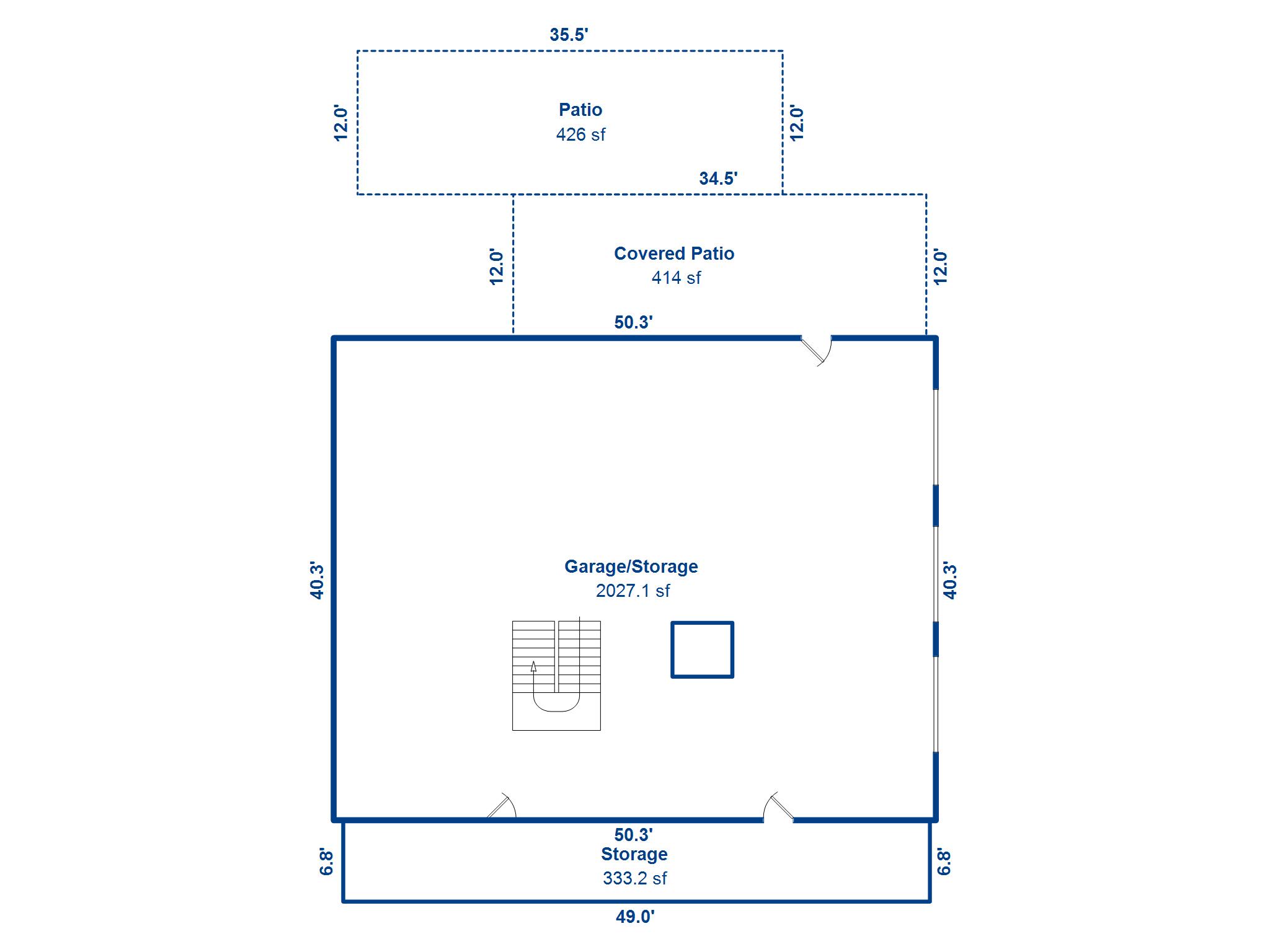 1888 North James Gregarie Road Mount Pleasant, SC 29466 - Photo 81 of 81 1888 NJG Garage Level Floor Plan
