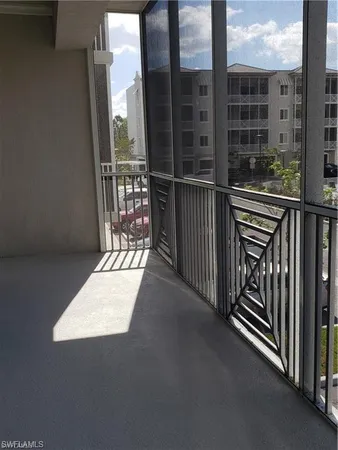 a view of a room with an empty space