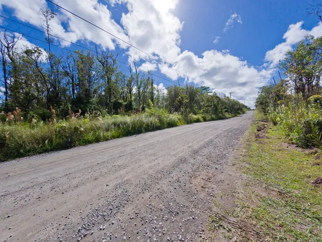 an aerial view of a house with a tree