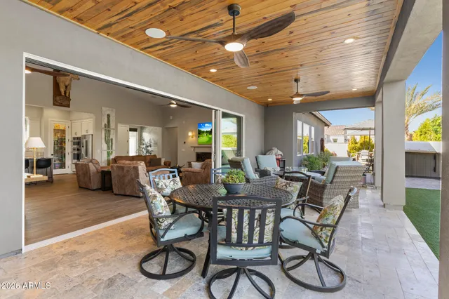 a view of a city with an ocean view