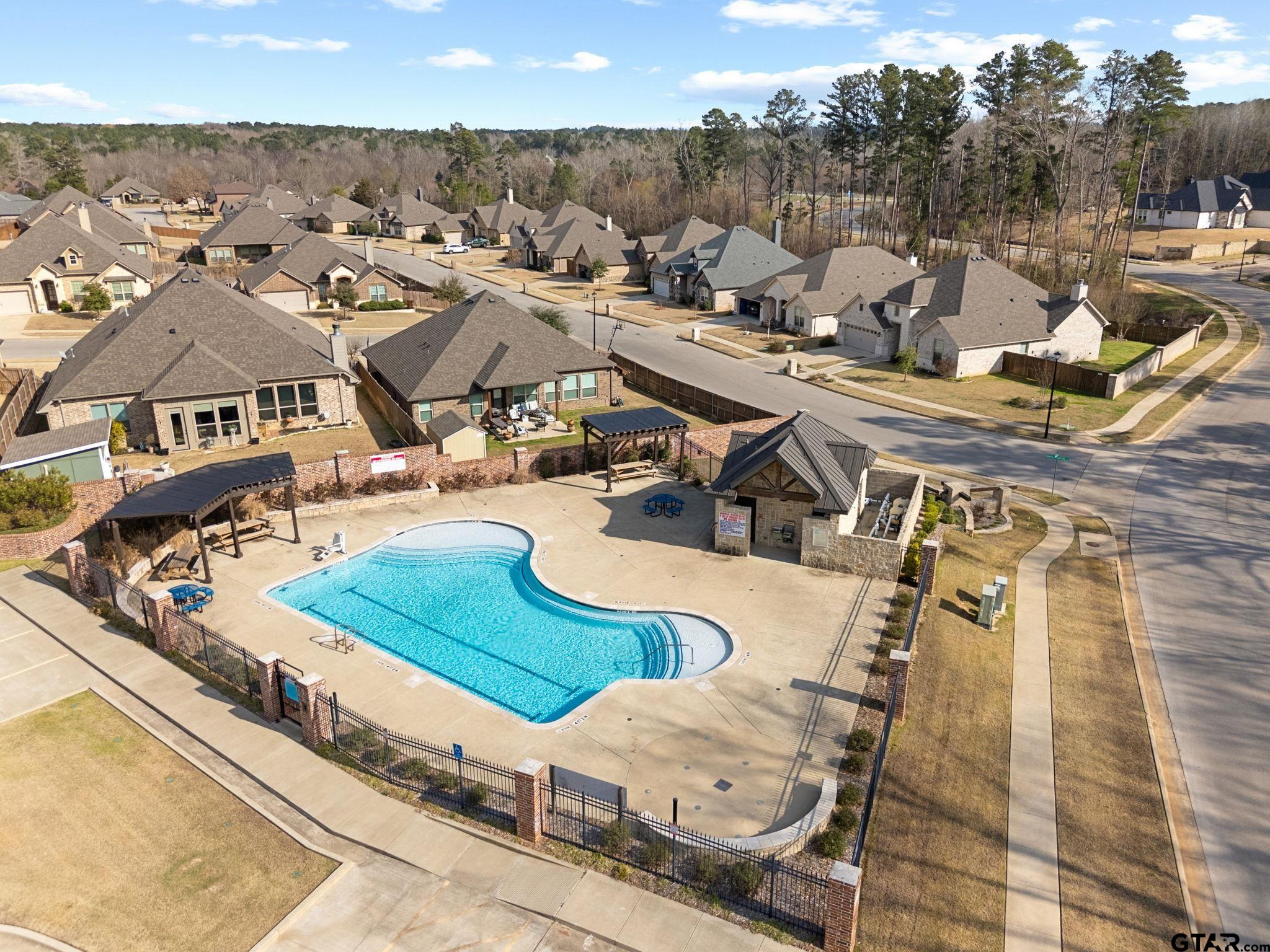 9035 Shallow Cove Tyler, TX 75703 - Photo 30 of 31 an aerial view of a house with outdoor space