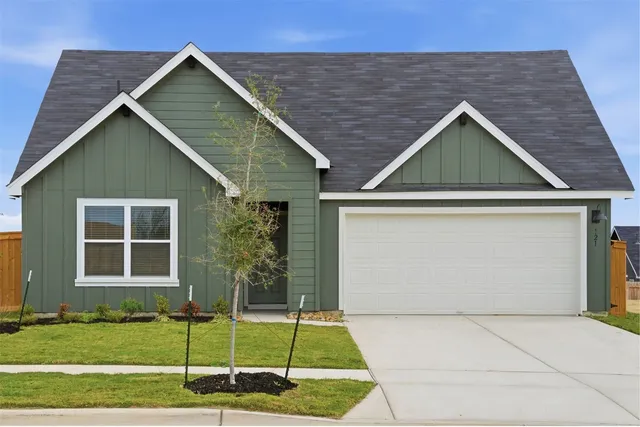 a backyard of a house