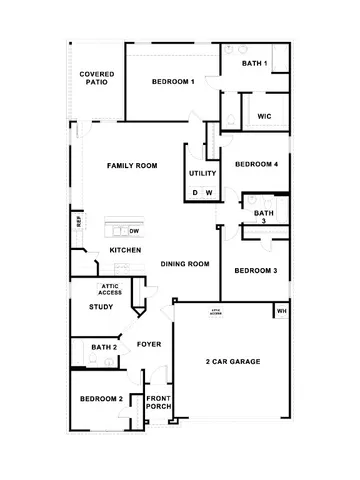 a view of empty room