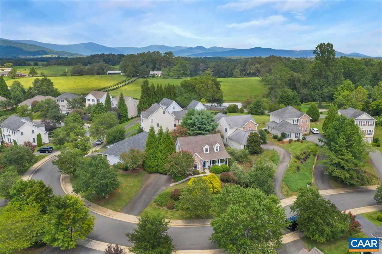 1345 Amber Ridge Road Charlottesville, VA 22901 - Photo 34 of 34 an aerial view of a city with lake view