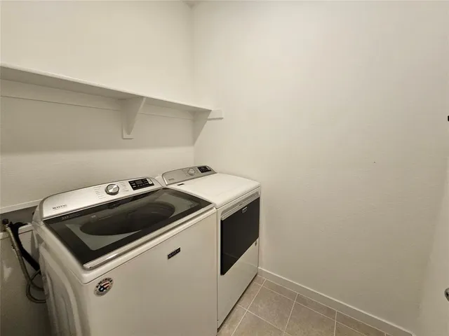 an empty room with closet