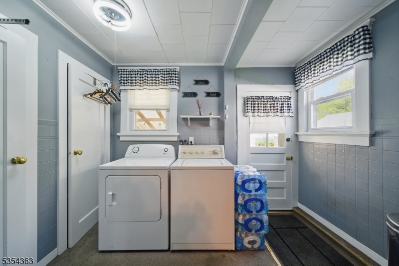149 Roessler Street Boonton, NJ 07005 - Photo 21 of 30 a utility room with closet dryer and washer