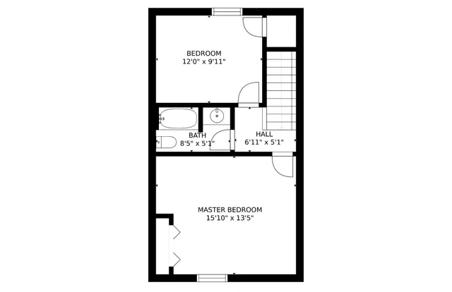 a picture of a bench in front of a door