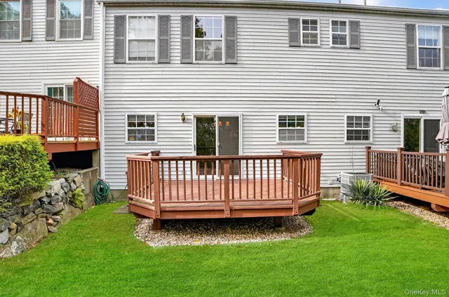 a view of a backyard with a garden