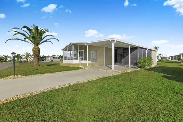 a house view with a garden space