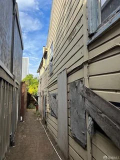 a view of a house with a window